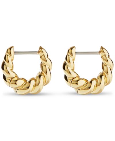 Серьги Ana Luisa Paris Mini Gold-Plated Twisted Hoop