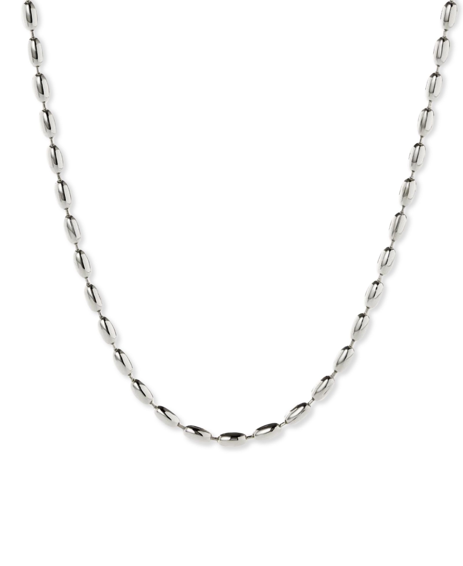 Серебряное ожерелье Ana Luisa Capri Silver Ball Chain