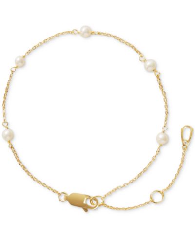 Браслет Ana Luisa Adelie Freshwater Pearl Station Bracelet