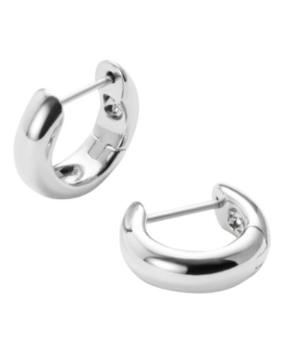 Серьги-кольца Ana Luisa Giulia Bold Silver Huggie