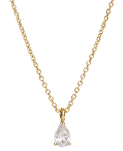 Ana Luisa Elise изякая подвеска-кулон с одиночным камнем, покрытие Gold-Plated