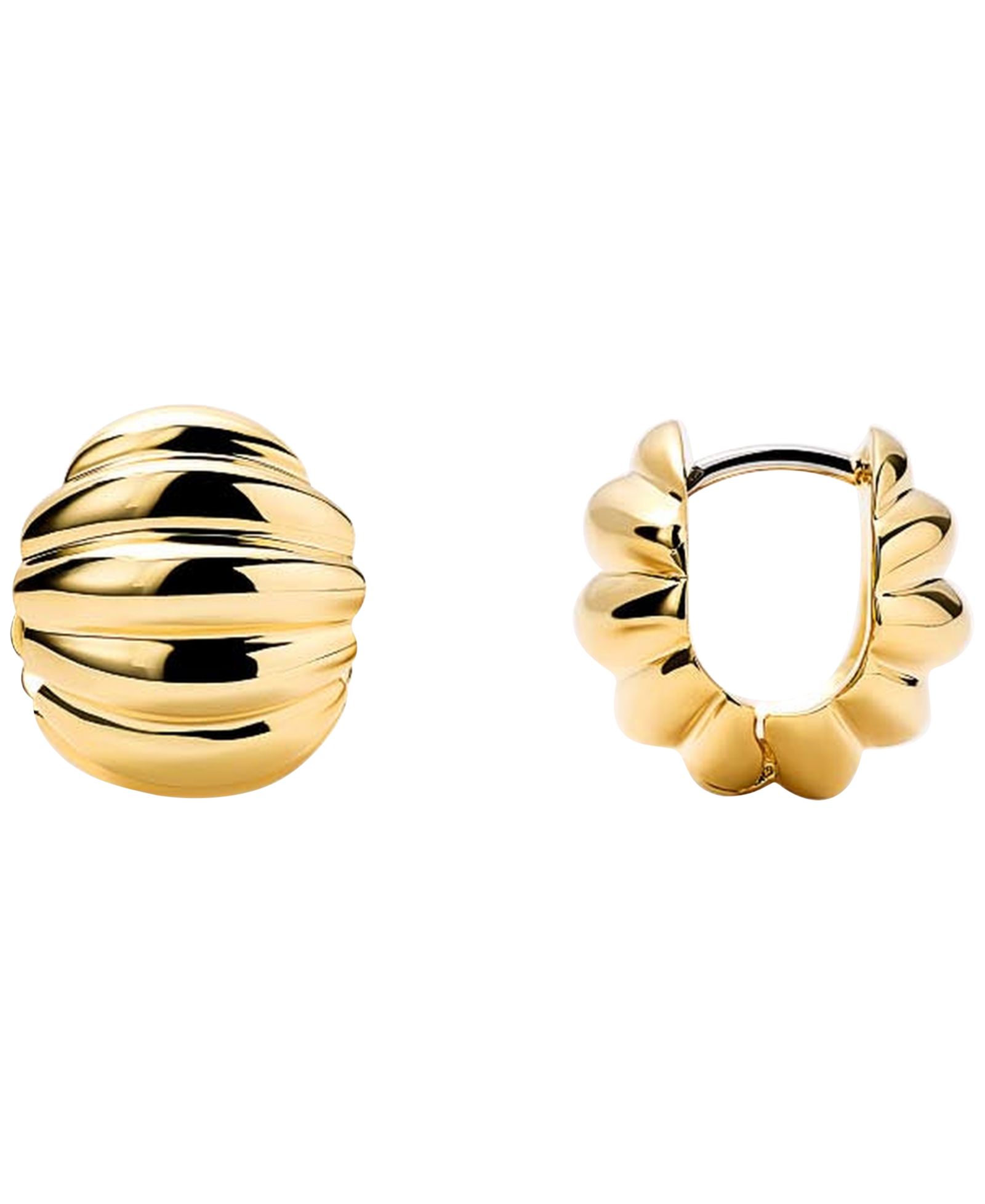 Ana Luisa серьги Colton Mini Gold-Plated Statement