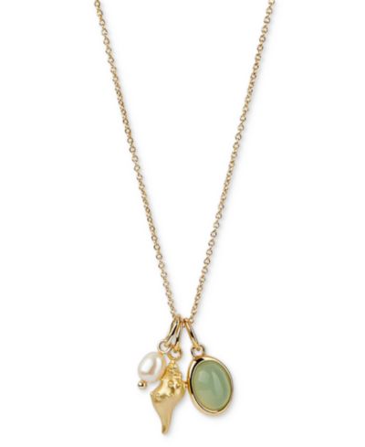 Ожерелье Ana Luisa Ocean Gold-Plated Charm