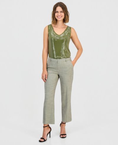 Anne Klein Женские брюки прямого кроя Ankle Pants