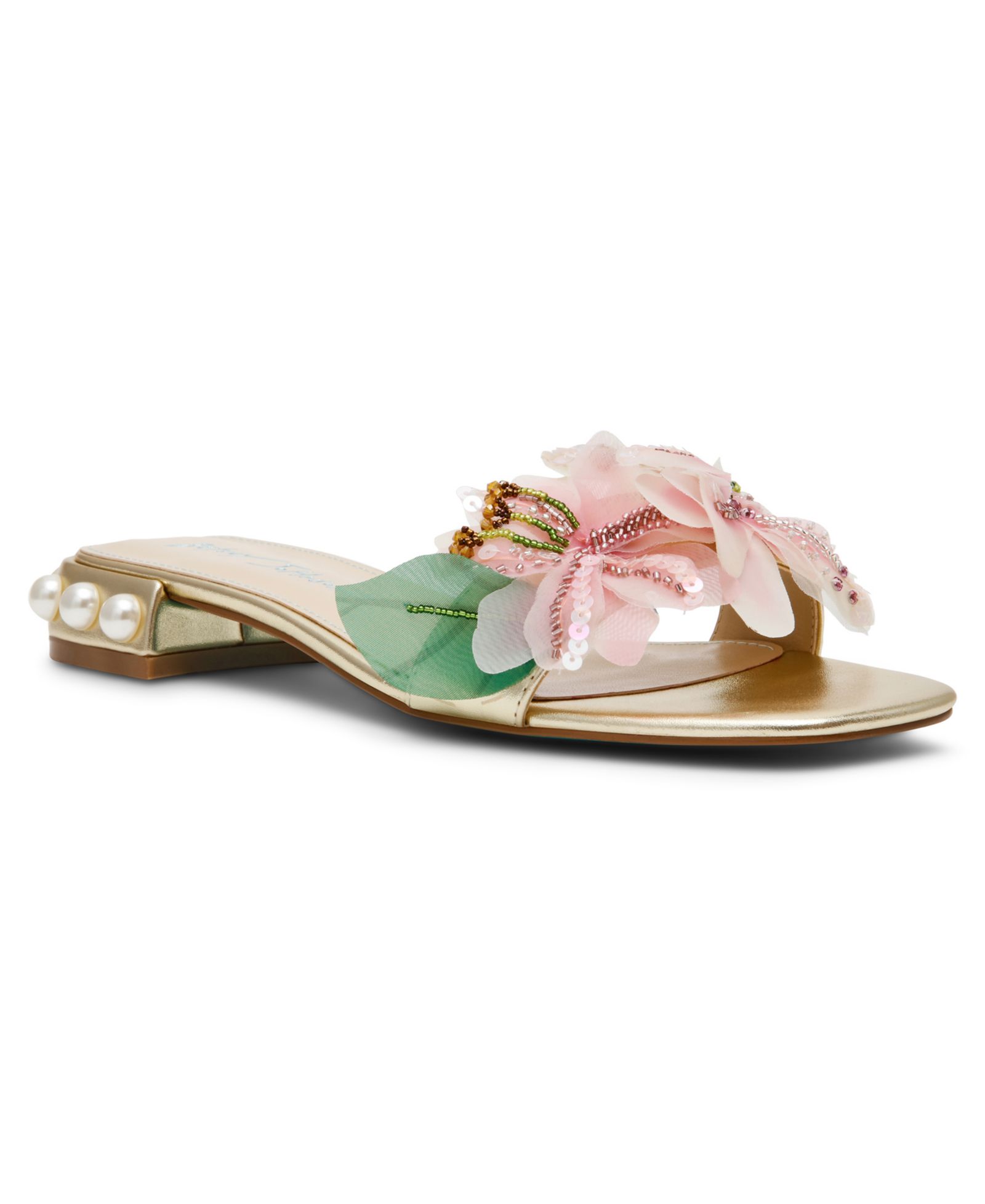 Betsey Johnson Женские Rosia Floral Slip-On Dress Sandals