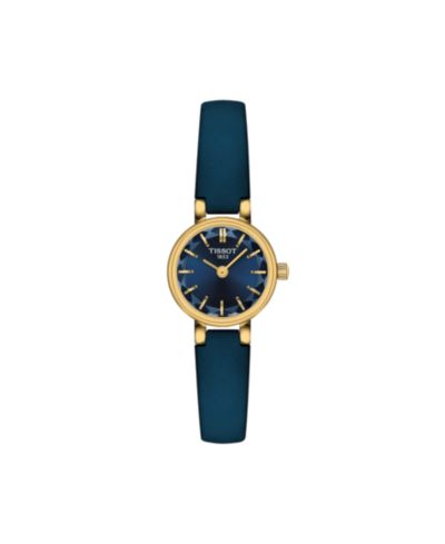 Tissot Женские круглые часы из серебристой нержавеющей стали 19.5mm