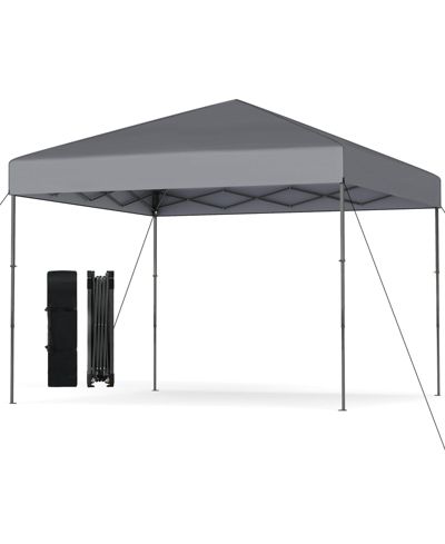 Mecale 10x10 ft Outdoor Pop-Up Canopy Tent with Carry Bag & Stakes