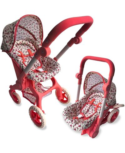 The New York Doll Collection Baby Doll Car Seat and Stroller Combo