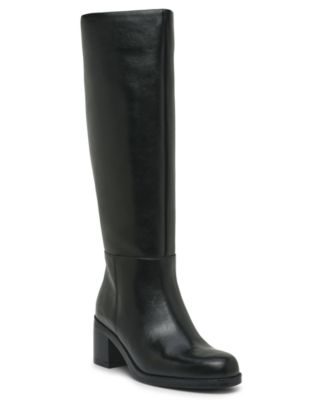 Vince Camuto Women's Ammar Wide-Calf Block Heel Boots