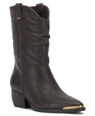 Vince Camuto Women's Pezzra Pull-On Western Boots