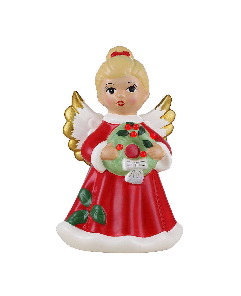 Mr. Christmas 9" Nostalgic Ceramic Angel Figure