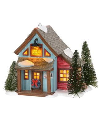 Фигурка Department 56 Snow Village «Ферма и елочная площадка» с подсветкой