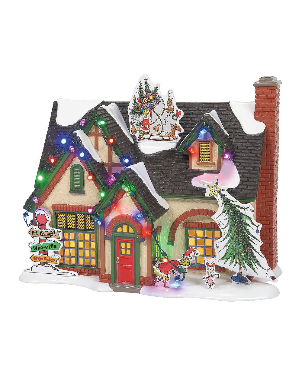 Department 56 Фигурка The Grinch House Snow Village