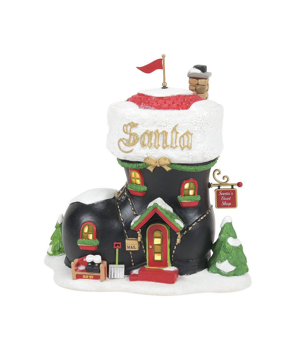 Фигурка Department 56 North Pole Village Santa's Boot Shop