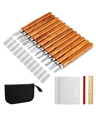 GNUADZ набор инструментов для резьбы по дереву Wood Carving Set 20 pieces