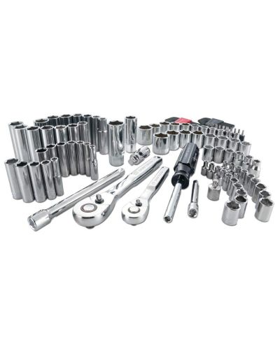 Набор инструментов GNUADZ Socket Set 1/4 & 3/8 Inch Drive SAE Metric 105-Piece