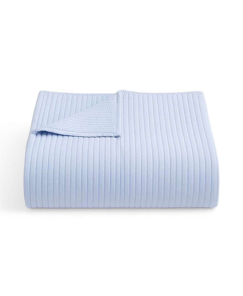 Calvin Klein Subway Tile Cotton Matelasse Blanket, Queen