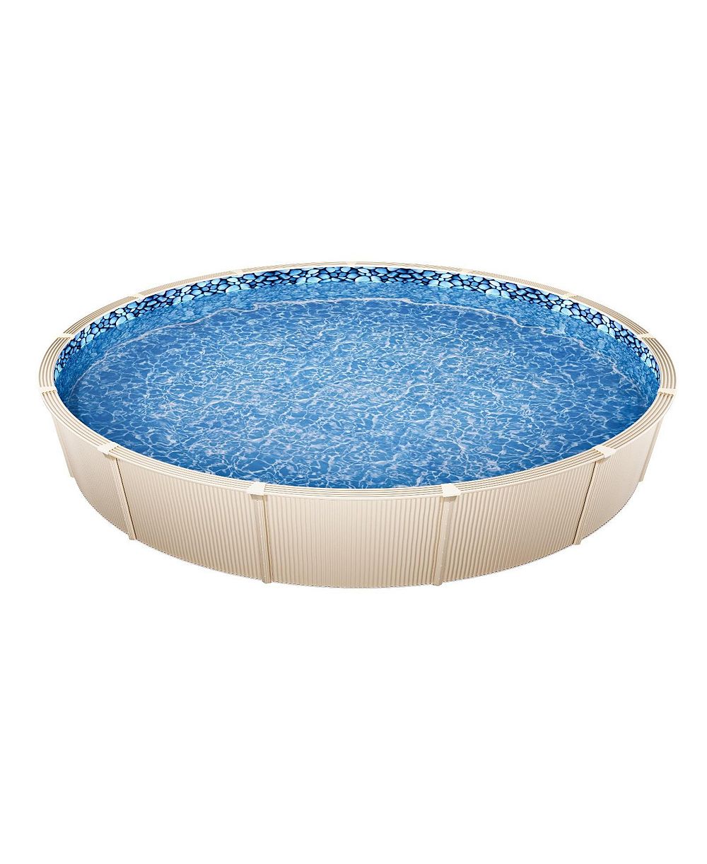 GIVIMO Виниловый вкладыш для бассейна Round Overlap, 24-ft, для стальных бассейнов