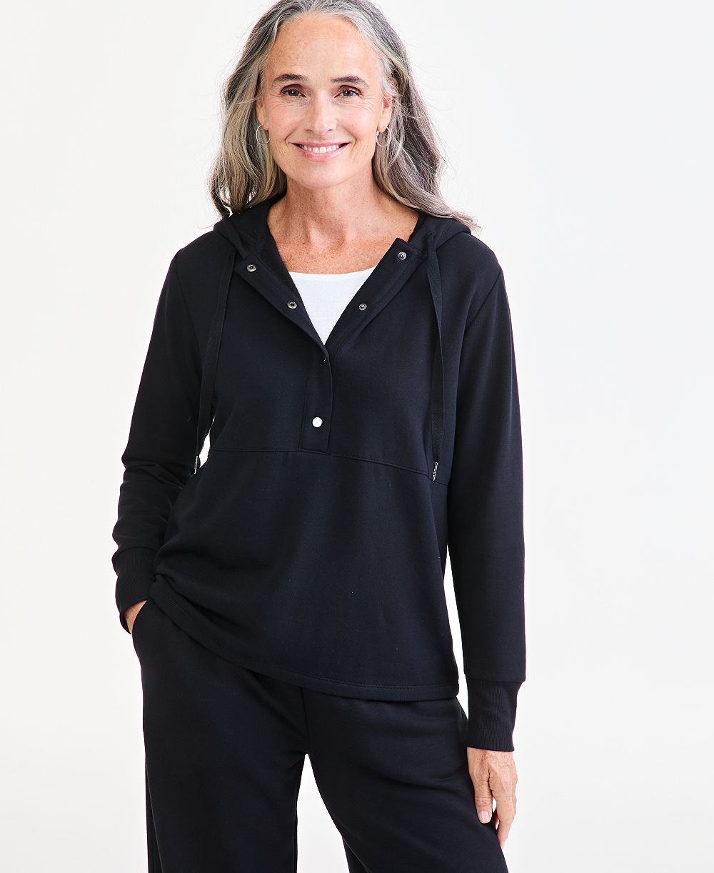 Style & Co Женский LuxLounge Hooded Sweatshirt