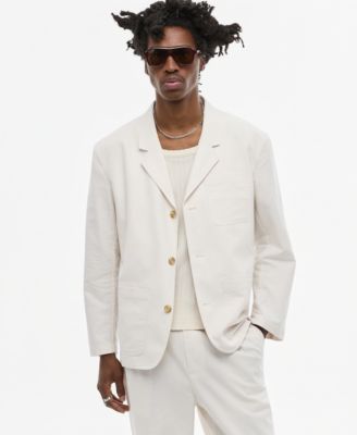 Mode of One Men's Oxford Linen-Blend Blazer, Macy's Exclusive