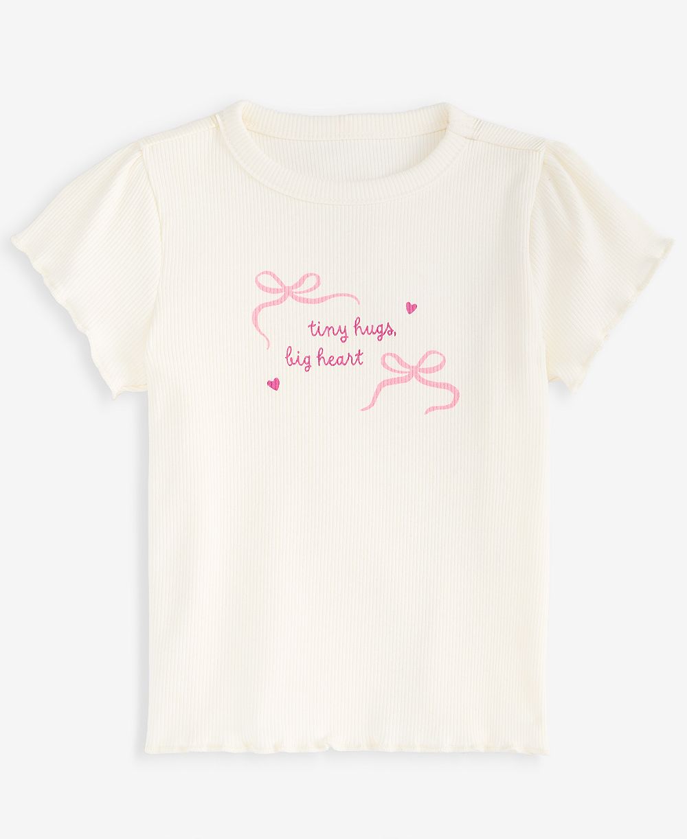 First Impressions Детский футболка с бантиками Mix & Match Short-Sleeve Bows Ribbed