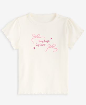 First Impressions Детский футболка с бантиками Mix & Match Short-Sleeve Bows Ribbed