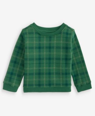 First Impressions Детский свитшот в клетку Mix & Match для мальчиков 3M-24M, эксклюзив Macy's