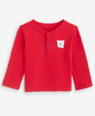 First Impressions Baby мальчиков 3M-24M Mix & Match длинное рука полярный медведь Henley футболка, Macy's эксклюзив