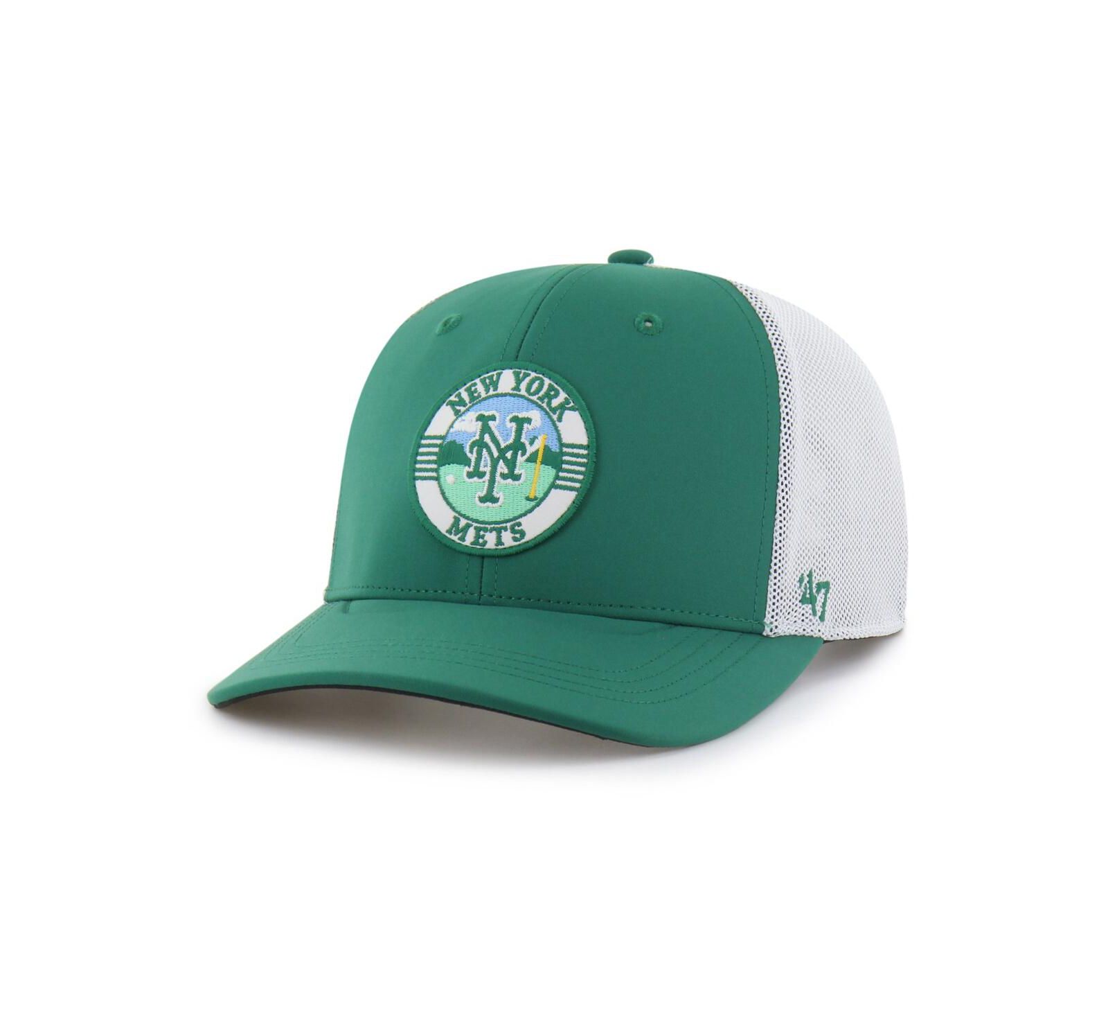 '47 Brand Мужская кепка-тракер New York Mets Kelly Green/White с регулировкой