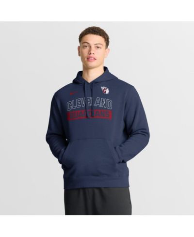 Худи Nike Men's Navy Cleveland Guardians Primetime Club