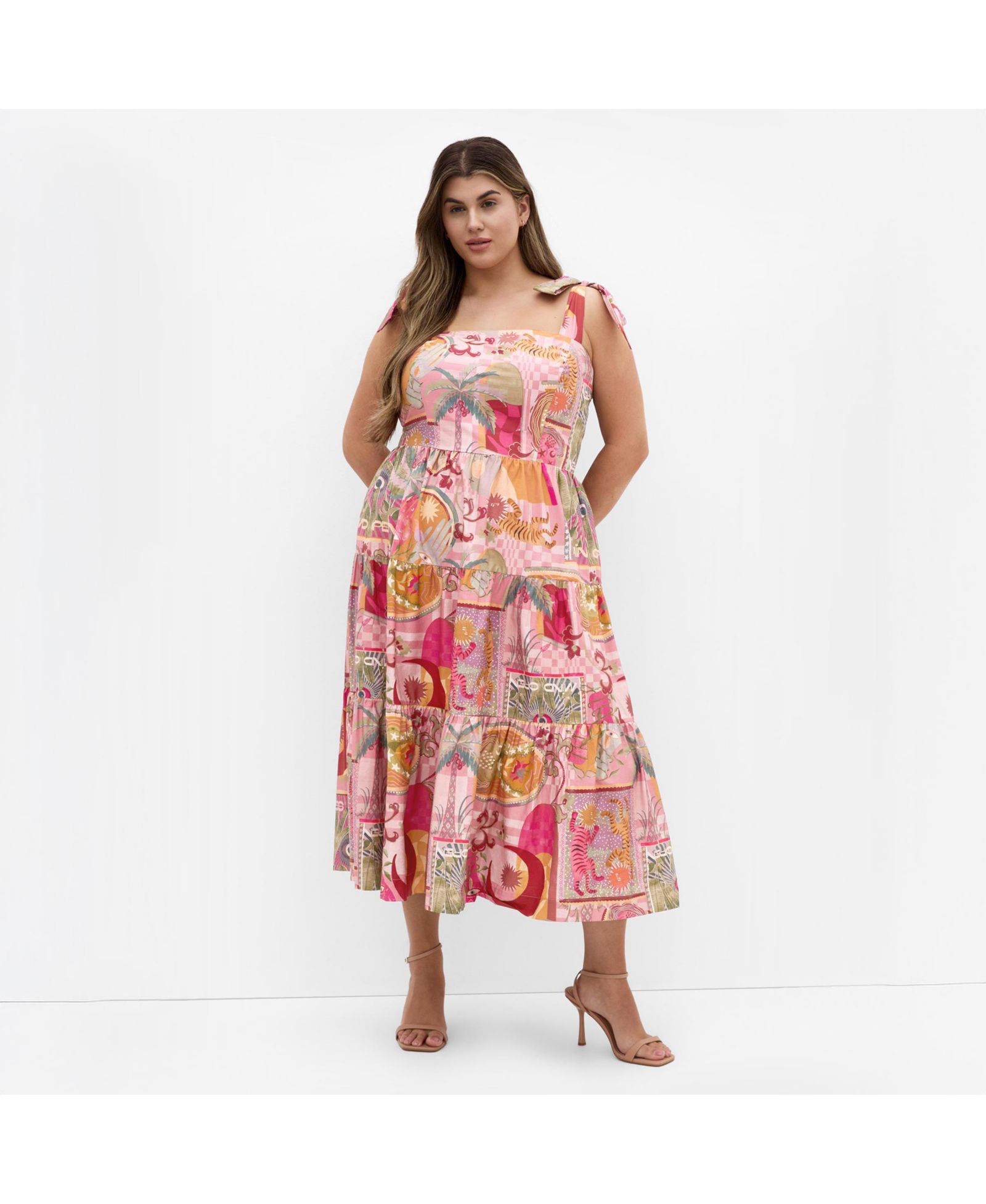 Женское миди-платье CITY CHIC Elessia Print