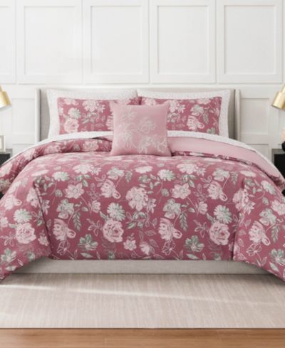 Комплект постельного белья Nine West Shilo Floral, 8 предметов, Queen