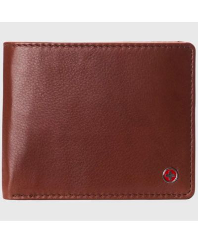 Мужской кожаный кошелек Alpine Swiss Connor Executive Bifold с RFID-защитой