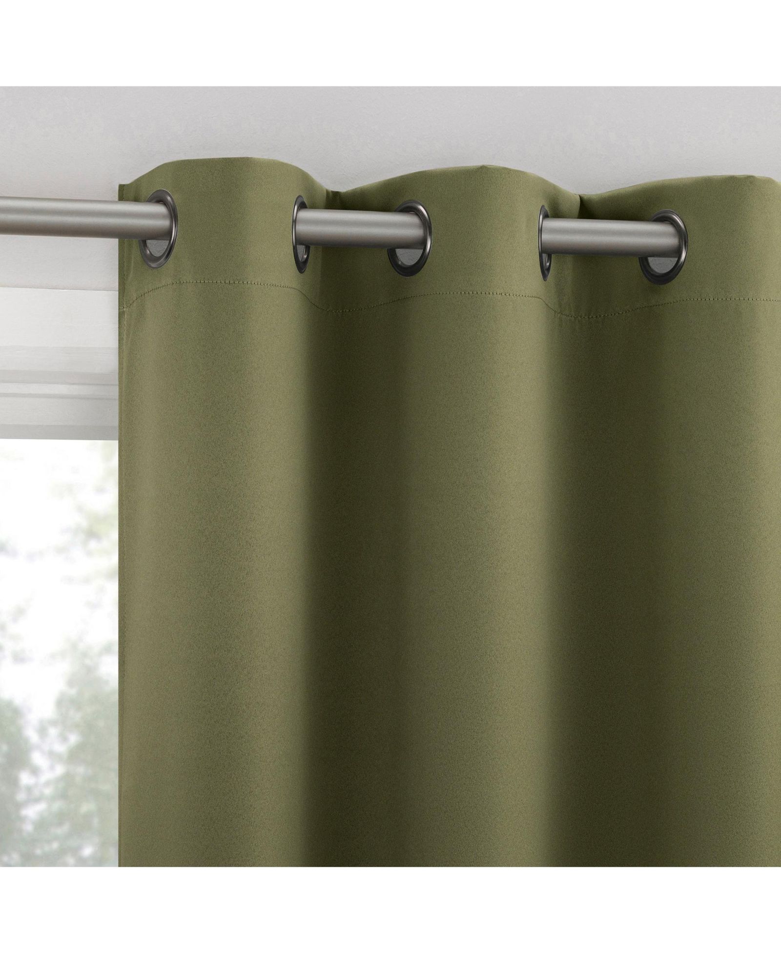 Пара панелей штор Sun Zero Sheridan Magnetic Closure Blackout Grommet