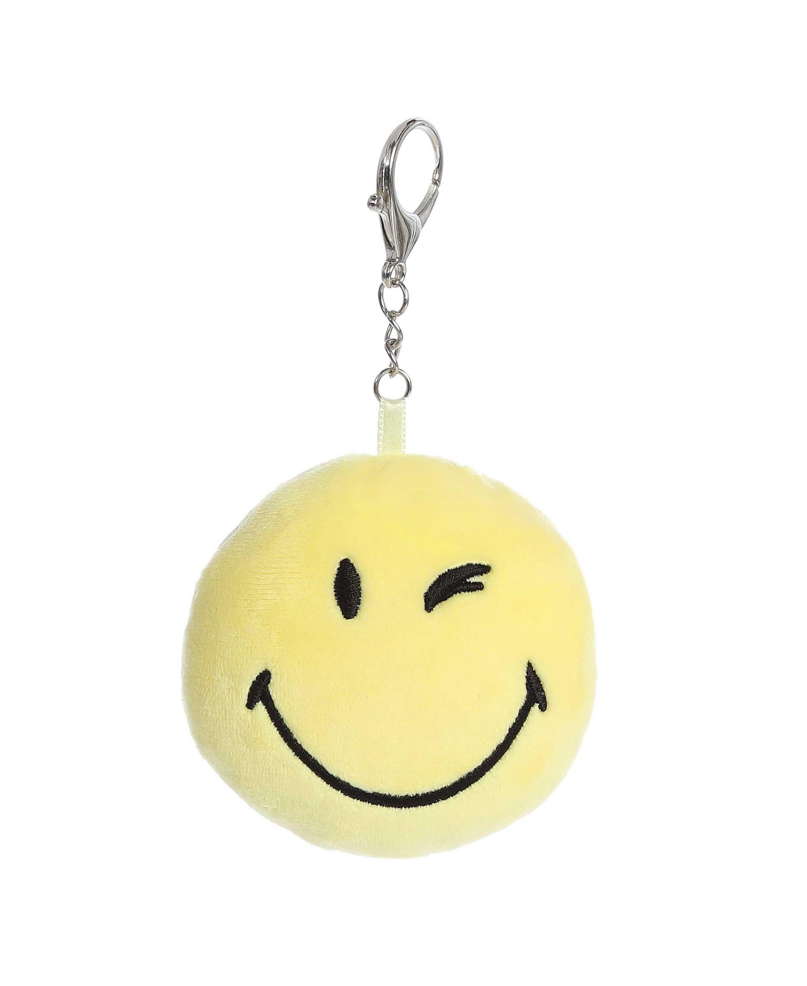 Брелок-игрушка Aurora Mini Wink Keychain SMILEYWORLD яркая плюшевая 3.5"