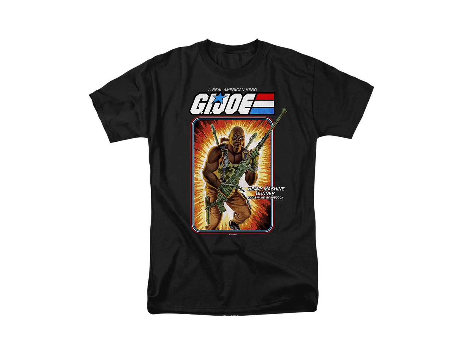Logovision Men's G.I. Joe Roadblock Card T-Shirt