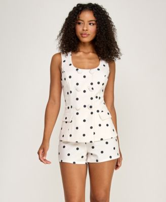 Детский комбинезон pear culture Polka Dot Tailored Button-Front