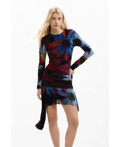 Женское асимметричное платье с принтом Desigual