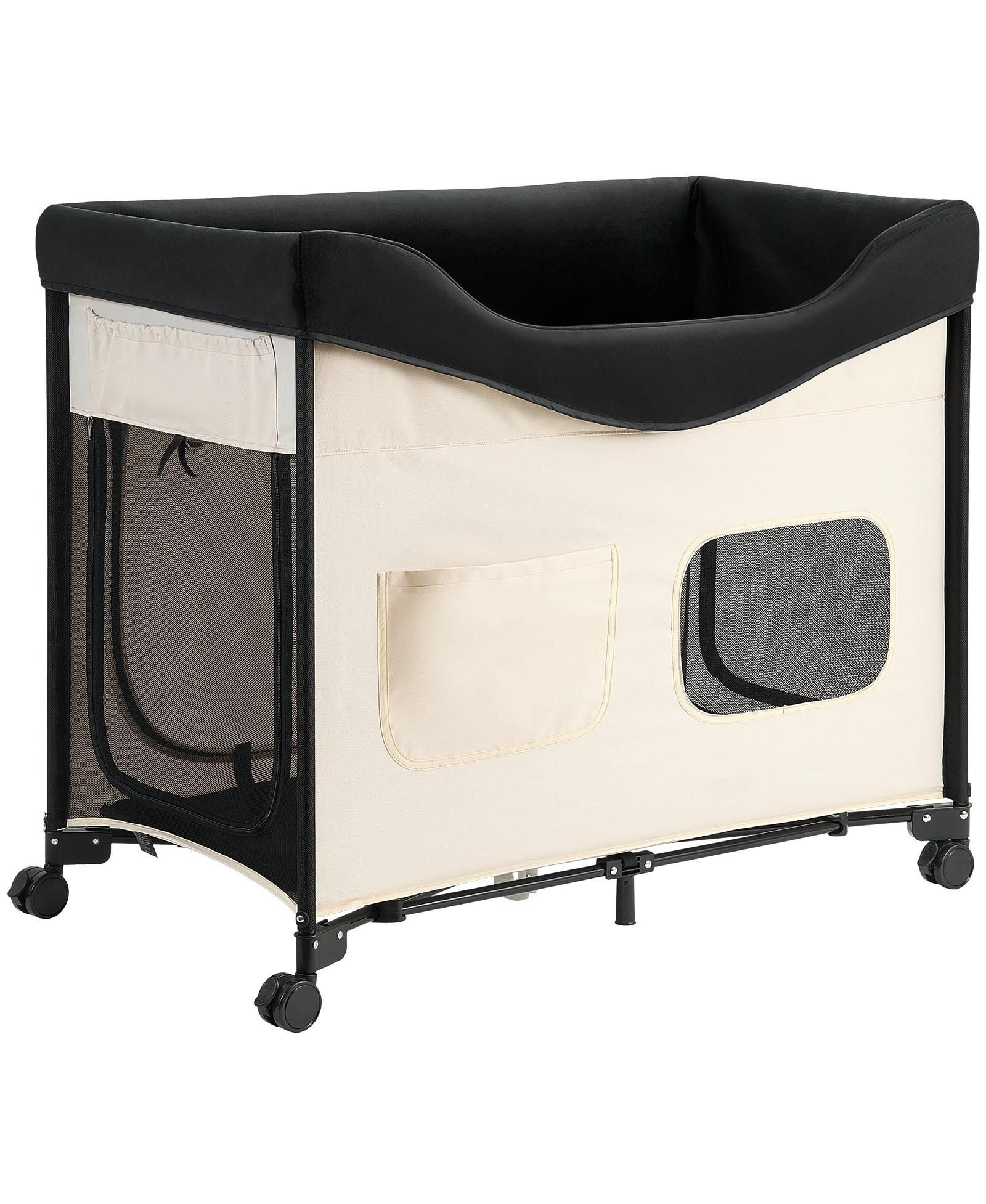 INOLAIT Elevated Lounge Foldable Bunk Pet Bed With Wheels