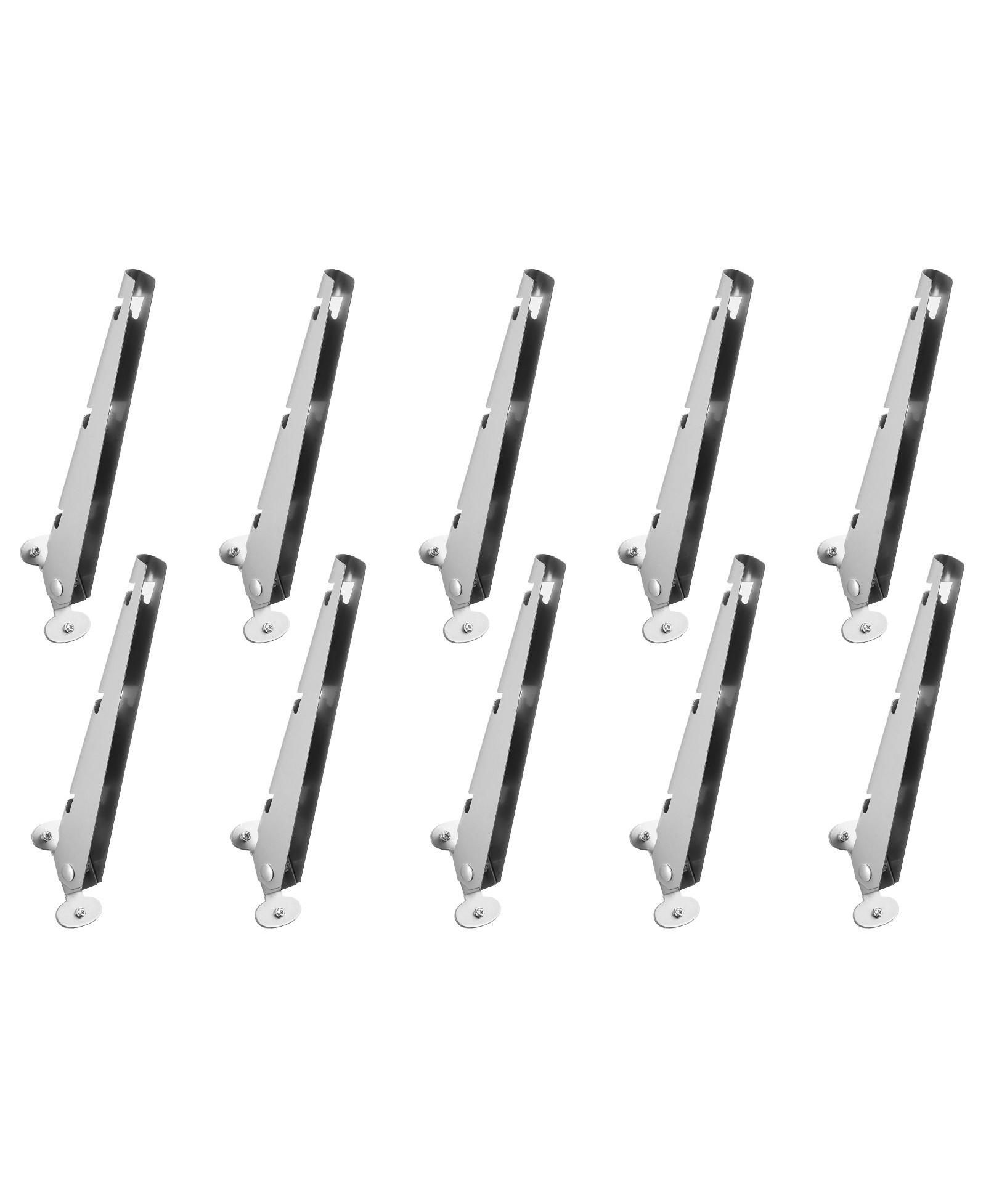 SUGIFT Barbed Wire Arm, Fence Post Extender, Rust-Resistant, 10 Pack