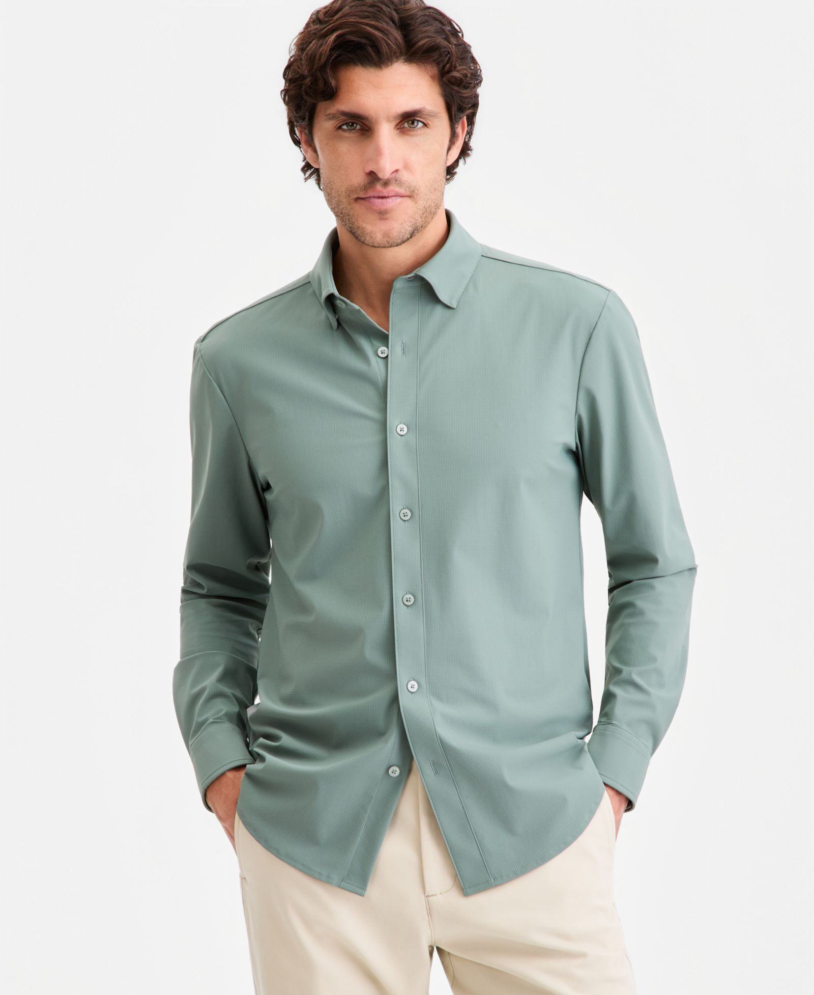 Alfani Men's Alfatech Everyday Shirt, Macy's Exclusive