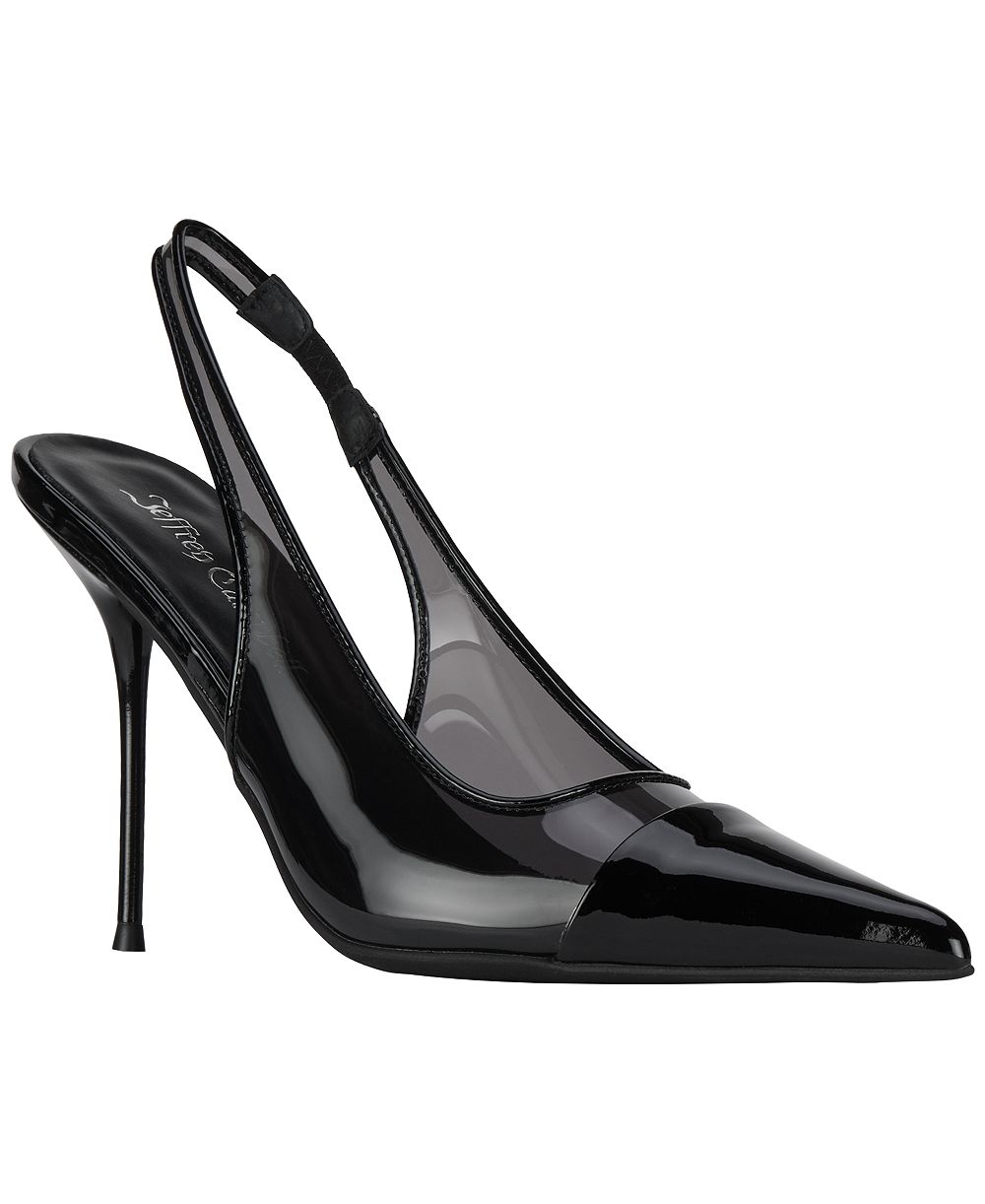 Jeffrey Campbell Women's Pucker Vinyl Slingback Pumps