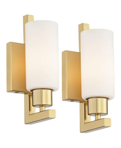 Набор настенных бра Possini Euro Design Irina Satin Brass
