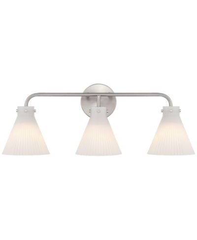 Possini Euro Design Possini Euro Cielo 24" Wide Brushed Nickel 3-Light Bath Light