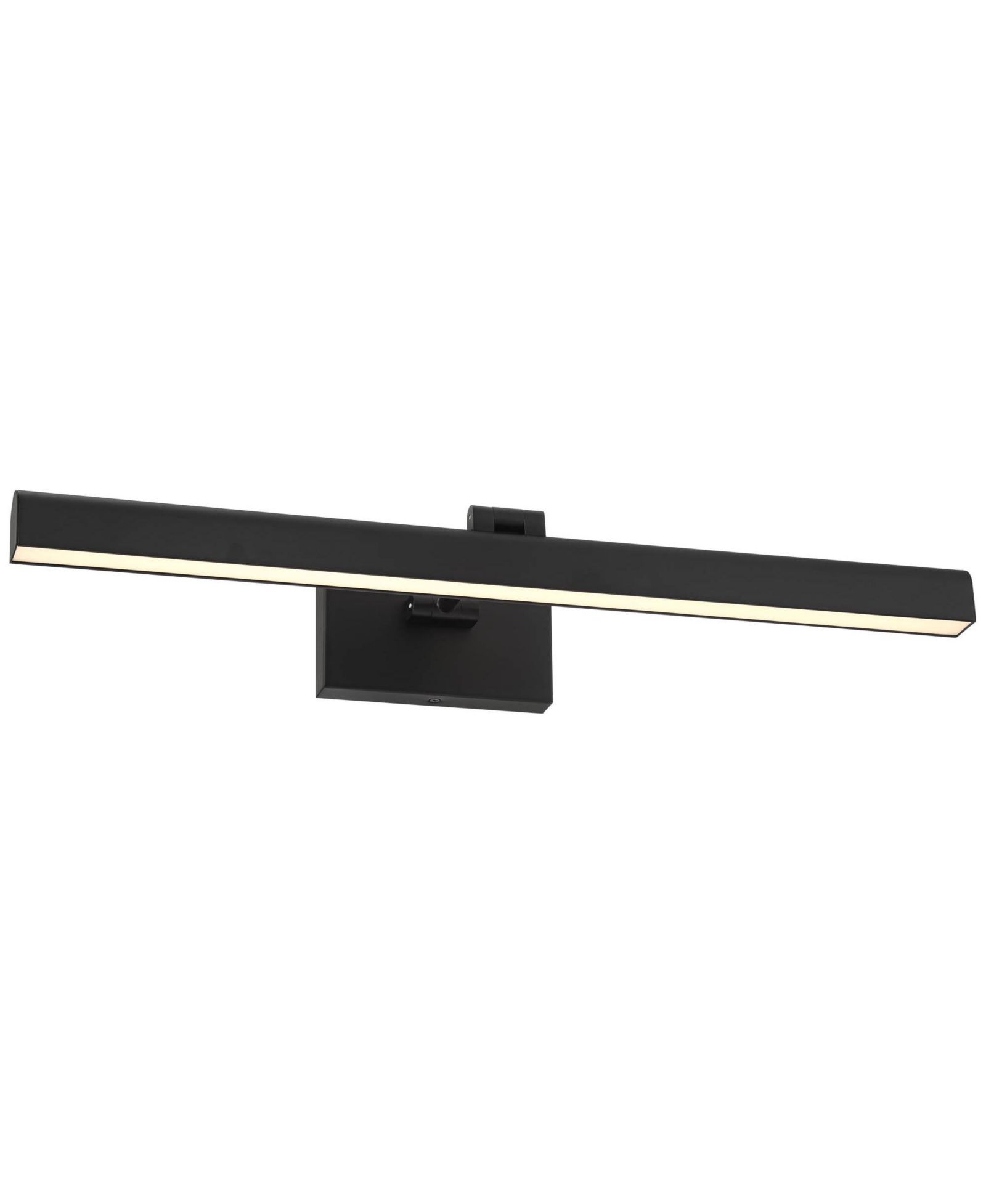 Possini Euro Design Henry 24" High Modern Picture Wall Lamp Light Fixture Mount Living Room Indoor Hallway LED Hardwired Black