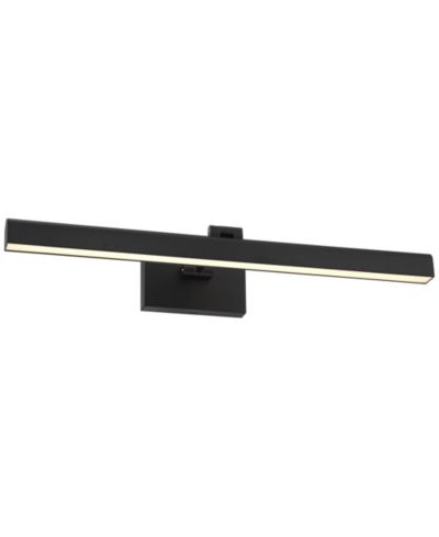 Possini Euro Design Henry 24" High Modern Picture Wall Lamp Light Fixture Mount Living Room Indoor Hallway LED Hardwired Black