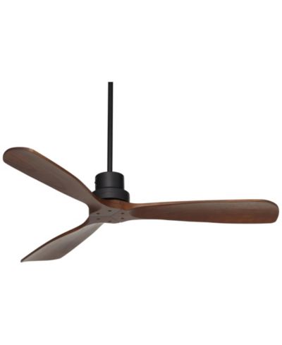 Casa Vieja 52" Casa Delta DC Dark Walnut Outdoor Ceiling Fan with 24" Rod