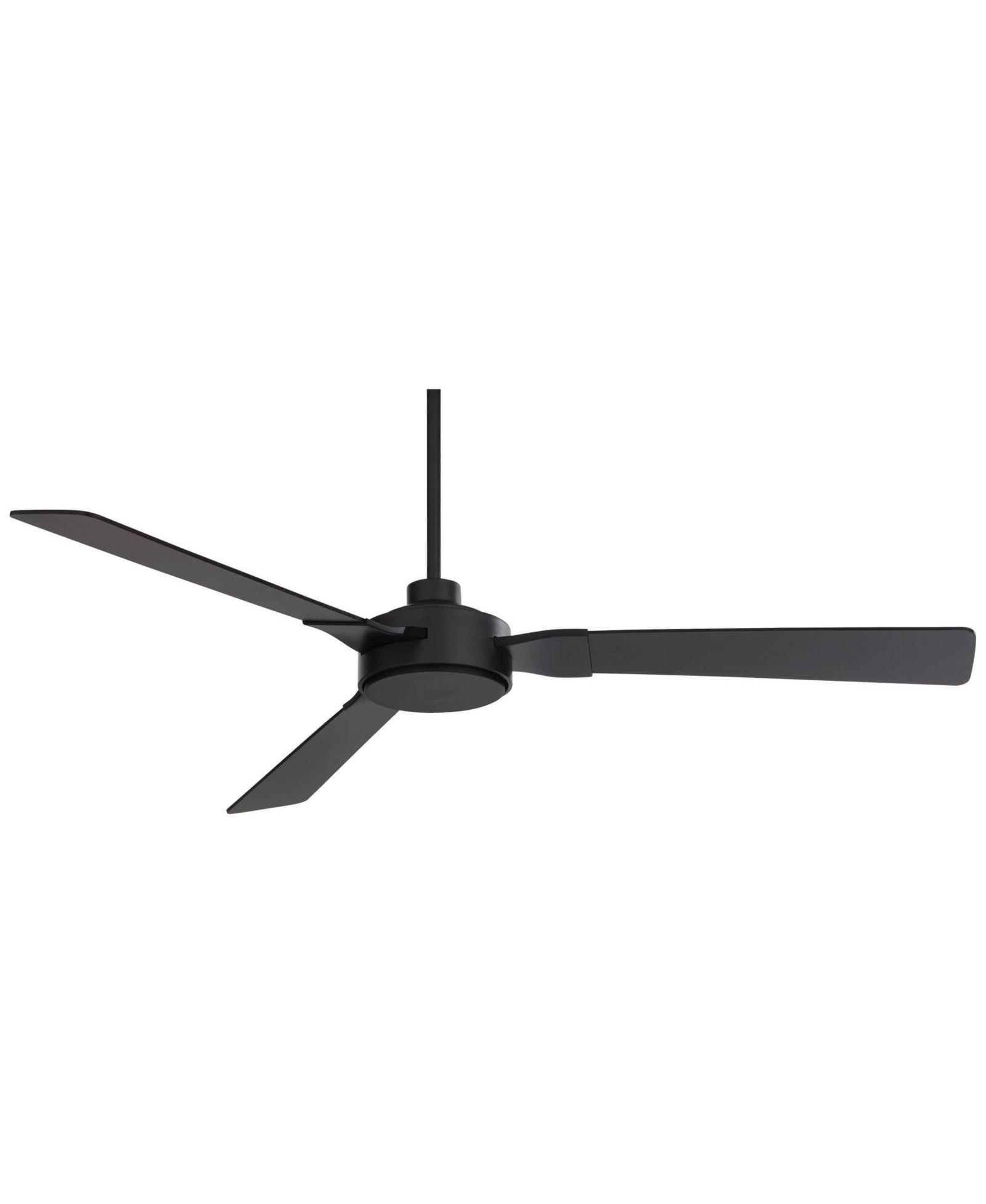 Потолочный вентилятор Casa Vieja 60" Invictus Indoor Outdoor 3 Blade Remote Control Matte Black Finish Dark Walnut Wood Finish Blades Damp Rated