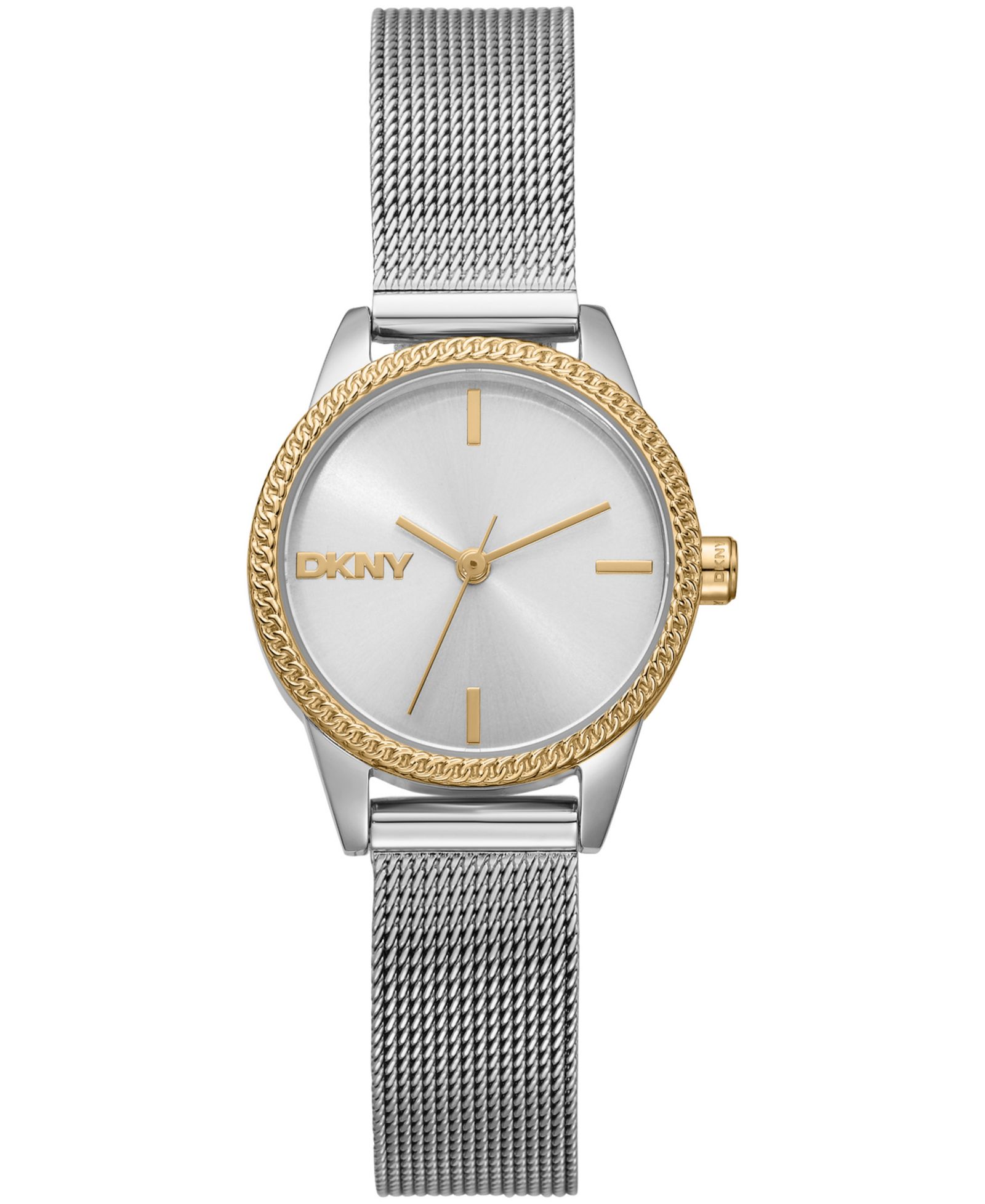Женские часы DKNY Milanese Quartz Two-Tone Stainless Steel 26mm