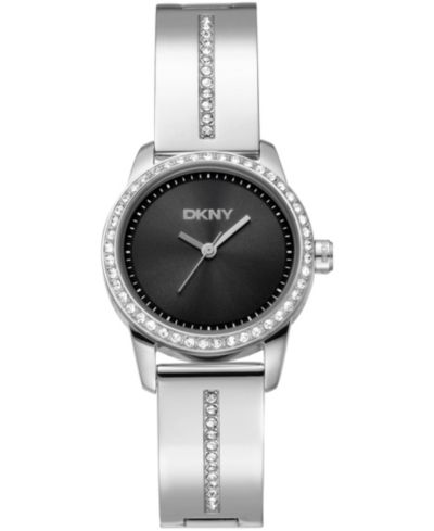 Женские часы DKNY Half Bangle Quartz из нержавеющей стали 28mm